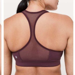 Lululemon Speed Up Bra, Dark Adobe, Sz 4